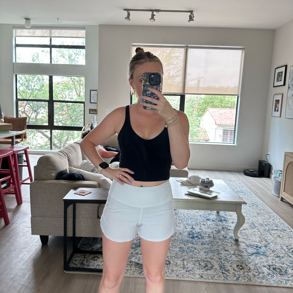 Women's White Shorts